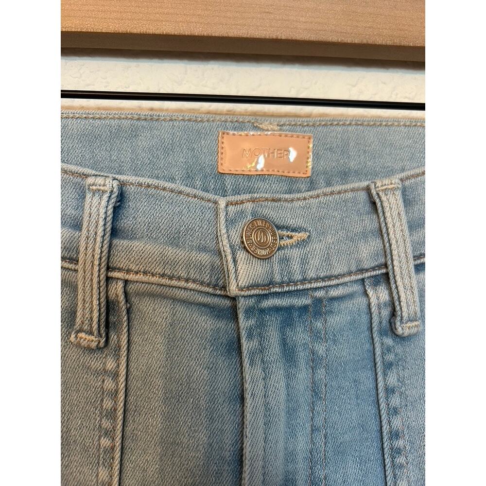 MOTHER Denim The Wrapper Patch Springy Ankle Pants in Chill Pill - Picture 5 of 8